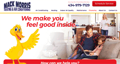 Desktop Screenshot of mackmorrisheating.com