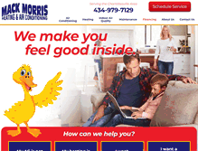 Tablet Screenshot of mackmorrisheating.com